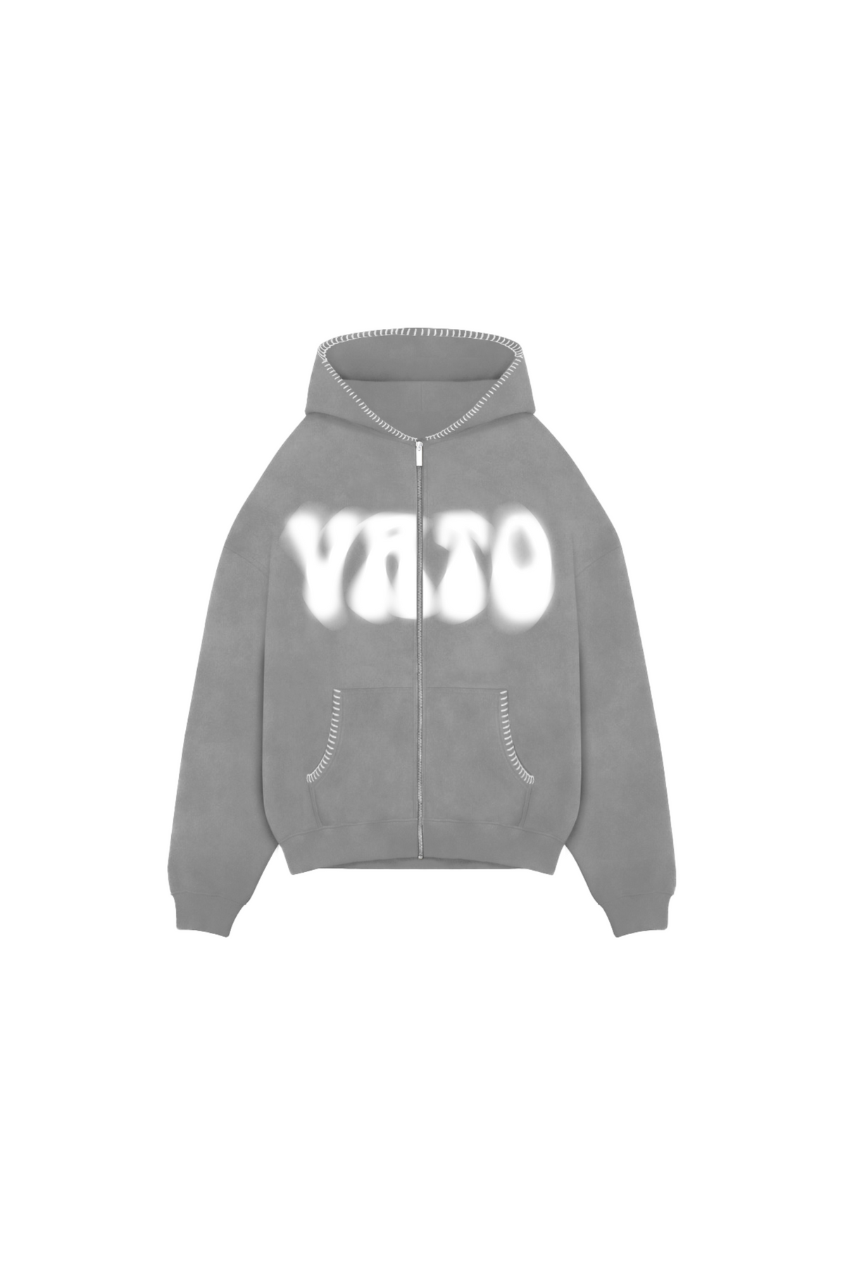 !Vato Grauer Reißverschluss